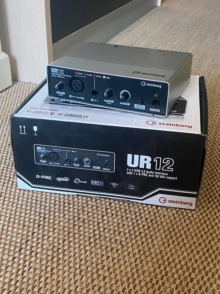 Steinberg UR12 audio interface, Auto diversen, Autoradio's, Zo goed als nieuw, Ophalen of Verzenden