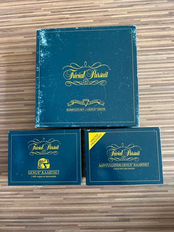 Trivial Pursuit Genus Editie + Extra Kaartsets beschikbaar voor biedingen