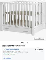 Bopita box met lade wit incl koeka boxkleed en matras, Ophalen, Zo goed als nieuw, Lade