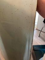 Antieke Rechthoekige facet geslepen Spiegel, Ophalen, Gebruikt, 100 tot 150 cm, Rechthoekig