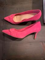 Roze hakschoenen pumps 39 leer, Kleding | Dames, Schoenen, Ophalen of Verzenden, Zo goed als nieuw, Roze