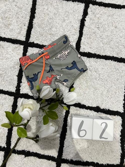 ZGAN groen blauw Hema dino zwembroek baby newborn 62 68, Kinderen en Baby's, Babykleding | Maat 62, Zo goed als nieuw, Jongetje