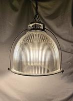 5x Industriële Holophane Hanglamp, Huis en Inrichting, Lampen | Hanglampen, Ophalen of Verzenden, Zo goed als nieuw, Industriële Holophane hanglamp
