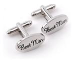 Nieuwe manchetknopen, Best Man, zilverkleurig, Kleding | Heren, Trouwkleding en Trouwaccessoires, Ophalen of Verzenden, Nieuw