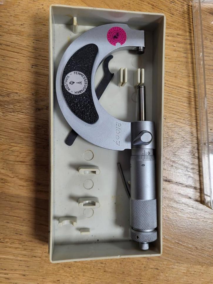 Micrometer Feinmesszeugfabrik - Precisie Meetinstrument 25-5, Doe-het-zelf en Verbouw, Meetapparatuur, Ophalen