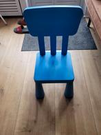 Leuk blauw IKEA kinderstoeltje, Ophalen, Kunststof, Blauw, Zo goed als nieuw