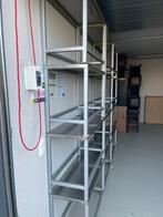 Stalen bankjes met RVS blad, Ophalen of Verzenden