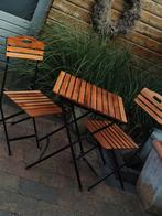 bistro setje voorin de tuin, Ophalen, Zo goed als nieuw