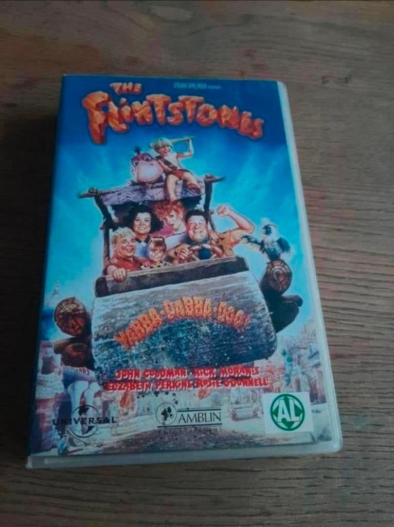Steven Spielberg The Flintstones videoband., Alle leeftijden, Ophalen of Verzenden, Gebruikt, Kinderprogramma's en -films