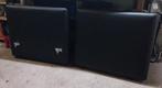 2x Ikea vallentuna murum zwart rugleuning, Ophalen, Zo goed als nieuw, Leer, Modern