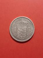 1 gulden munt 1916 Wilhelmina, Postzegels en Munten, Munten | Nederland, Zilver, Koningin Wilhelmina, 1 gulden, Ophalen of Verzenden
