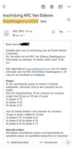 Stadshagenrun Startbewijs 5KM, Eén persoon, Overige soorten