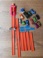 Hot Wheels pakket met 11 auto's en een oplegger /vrachtwagen, Ophalen of Verzenden, Zo goed als nieuw, Handmatig, Hot Wheels