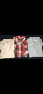 3 blouses korte mouwen maat 128 / 140, Ophalen of Verzenden, Zo goed als nieuw, Jongen, Overhemd of Blouse