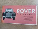 Oude Rover brochure, Boeken, Gelezen, Verzenden