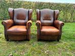 Set royale schapenleren oorfauteuils. Merk Joris., Ophalen, ., Leer, .