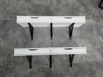 Ikea EKBY ALEX
Planken met lades wit, 119x29 cm incl steun, Ophalen