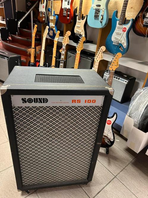 Sound RS 100 vintage speakerkast met rotor, Muziek en Instrumenten, Versterkers | Keyboard, Monitor en PA, Ophalen of Verzenden