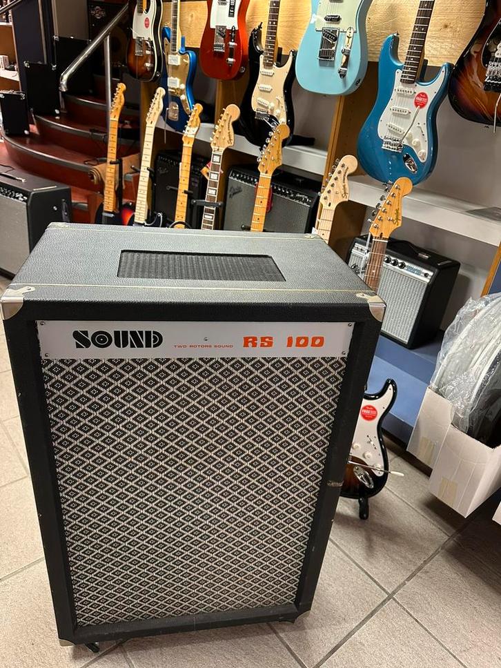 Sound RS 100 vintage speakerkast met rotor, Muziek en Instrumenten, Versterkers | Keyboard, Monitor en PA, Ophalen of Verzenden