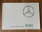 Mercedes-Benz 190 / 190 D brochure 1/62, Boeken, Verzenden, Zo goed als nieuw, Mercedes