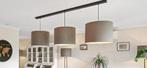 eetkamer lamp, Huis en Inrichting, Ophalen, Stof, Minder dan 50 cm, Stoffe lampenkamp in de kleur lever