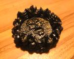 Skull ashtray black & gold asbak doodshoofd zwart met goud, Antiek en Kunst, Tafel decoratie, Ophalen of Verzenden
