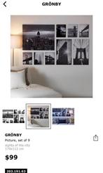 Ikea gronby afbeeldingen 179 x 112 cm, Antiek en Kunst, Kunst | Tekeningen en Foto's, Ophalen of Verzenden