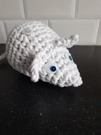 Gehaakte wasbare muis met veiligheidsoogjes, Ophalen of Verzenden, Nieuw, Overige typen