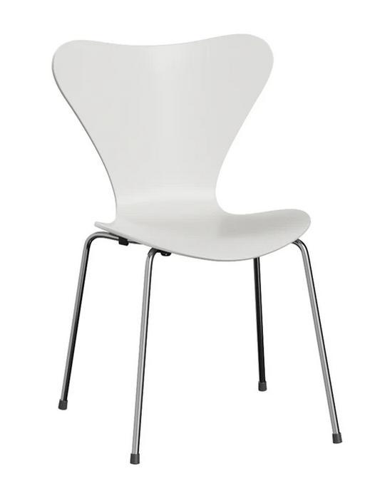 Originele Fritz Hansen Vlinderstoel, Huis en Inrichting, Stoelen, Gebruikt, Twee, Hout, Metaal, Wit, Ophalen