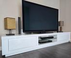 TV meubel Henders & Hazel, hoogglans wit, Ophalen, Zo goed als nieuw, 200 cm of meer, Minder dan 100 cm
