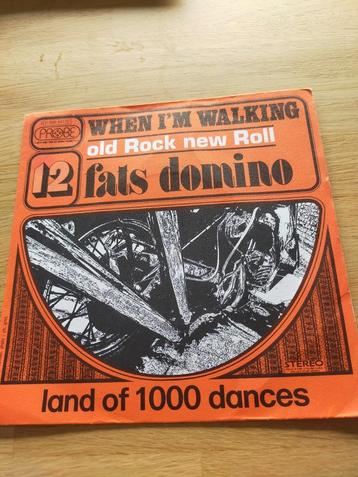 Fats Domino , when i'm walking beschikbaar voor biedingen