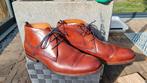 Van Lier herenschoenen maat 43 cognac kleur half hoog, Bruin, Van Lier, Ophalen of Verzenden, Zo goed als nieuw