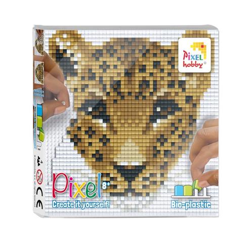 Pixelhobby Create it yourself set 44020 panter 12 x 12 cm, Hobby en Vrije tijd, Knutselen, Nieuw, Materiaal, Ophalen of Verzenden