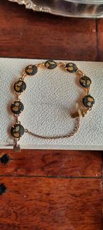 Antieke armband, Damascener Toledo goud, Amita., Ophalen of Verzenden, Goud, Armband