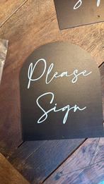 Bruiloft bord, Ophalen of Verzenden, Nieuw, Versiering, Geboorte of Huwelijk