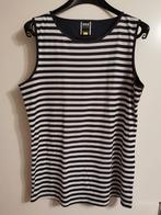 Helly Hansen mouwloze blauwe top streep large ZGAN! Polyeste, Blauw, Maat 42/44 (L), Ophalen of Verzenden, Zo goed als nieuw
