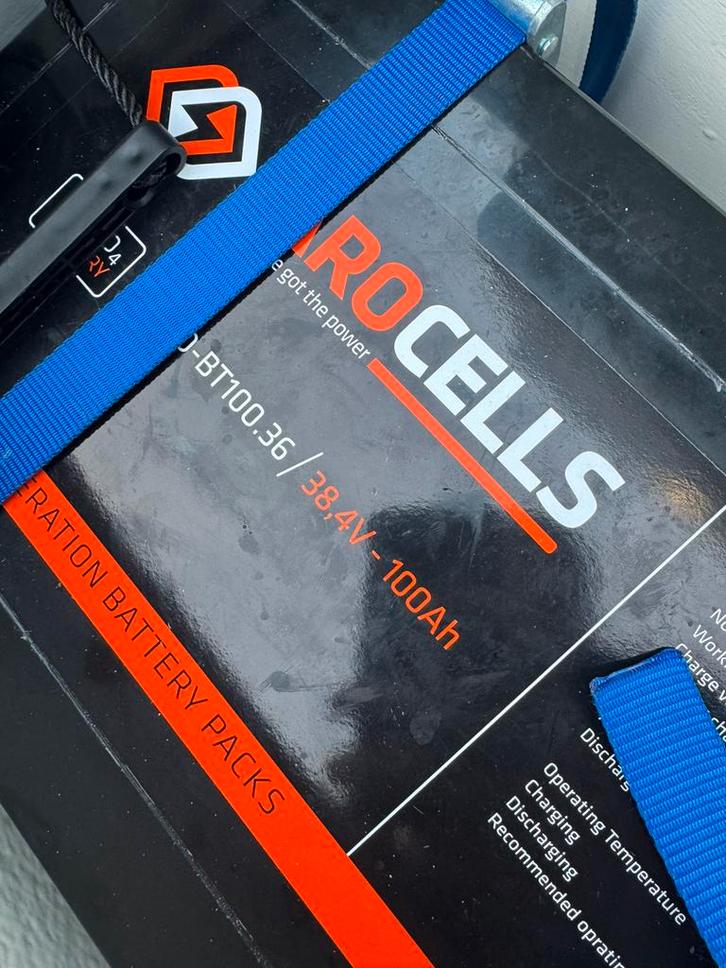 Mooie 100Ah 36V lithium accu Jarocell (zgan), Auto-onderdelen, Accu's en Toebehoren, Nieuw, Ophalen