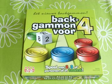Backgammon voor 2, 3 of 4 spelers beschikbaar voor biedingen