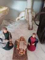 Antieke kerstfiguren van was Frankrijk, Diversen, Kerst, Ophalen of Verzenden
