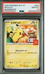 Pikachu McDonald's 2025 PSA 10 €270, Hobby en Vrije tijd, Verzamelkaartspellen | Pokémon, Ophalen of Verzenden, Nieuw, Losse kaart