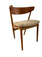 4 eetkamerstoelen Helge Sibast model 7 uit 1953, € per stoel, Ophalen, Hout, Gebruikt, Bruin