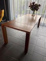 Leolux Houten Eettafel - 122cm, Huis en Inrichting, Tafels | Eettafels, Ophalen, Gebruikt, 100 tot 150 cm, 50 tot 100 cm
