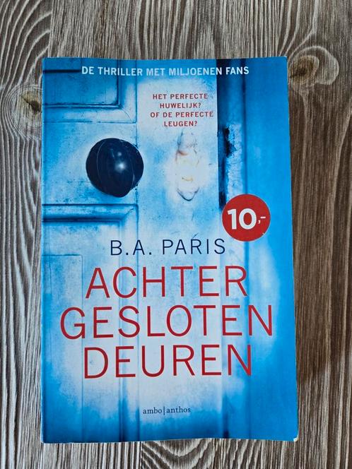 B.A. Paris - Achter gesloten deuren, Boeken, Thrillers, Zo goed als nieuw, Nederland, Ophalen of Verzenden