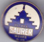 SAURER-haast 100 jaar oud-zwitsers-zeldzaam. WIEN uitvoering, Verzamelen, Speldjes, Pins en Buttons, Verzenden, Gebruikt, Transport