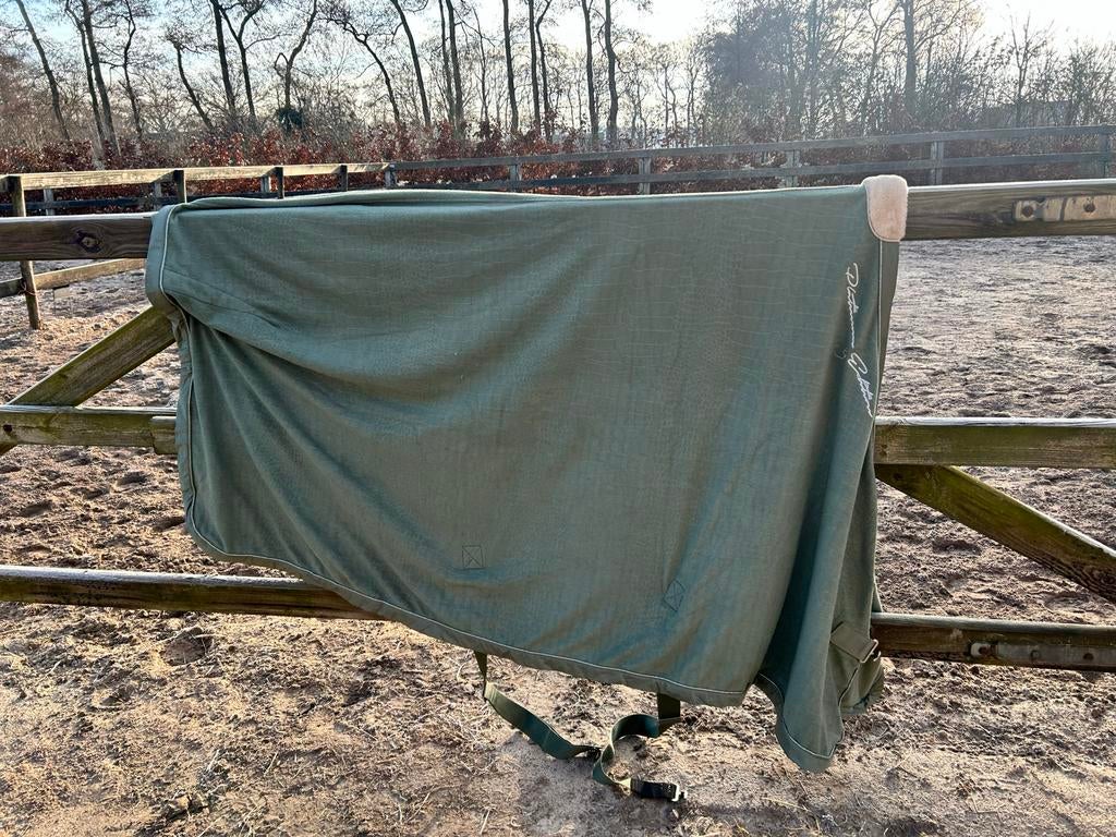 Eskadron ash green fleece deken, Ophalen of Verzenden, Zo goed als nieuw, Overige soorten
