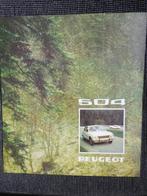 Peugeot 504 sedan, brochure 7/1973, Verzenden, Gelezen, Peugeot