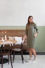 Zusss jurkje kaki met steekzakken S  €20,- vaste prijs, Ophalen of Verzenden, Zo goed als nieuw, Groen, Boven de knie