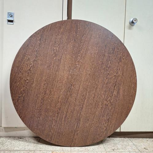 Tafelblad | Rond | 70 cm | Fineer | Hout, Huis en Inrichting, Tafelonderdelen, Gebruikt, Tafelblad, 50 tot 100 cm, 50 tot 100 cm