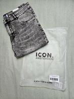 Icon - The Lorenzo Jeans grijs - maat 34, Kleding | Heren, Spijkerbroeken en Jeans, Nieuw, Blauw, Ophalen of Verzenden, W33 - W34 (confectie 48/50)