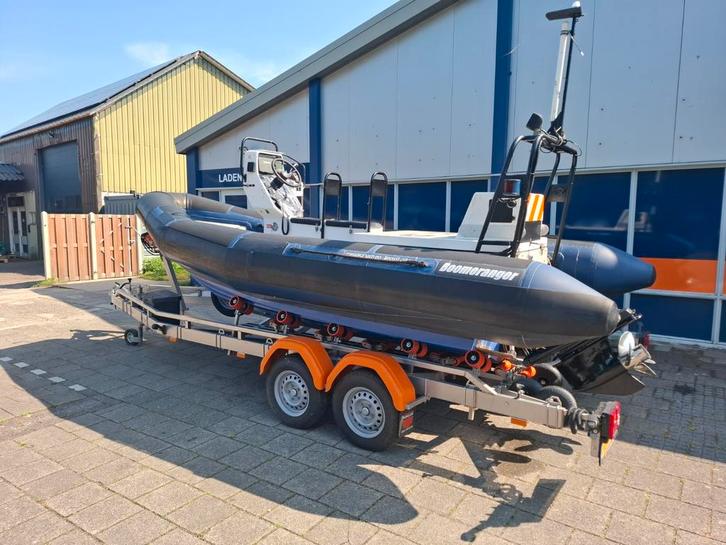 RIB rubberboot 180pk Yanmar diesel ex Politie profession, Watersport en Boten, Rubberboten, Zo goed als nieuw, Overige merken